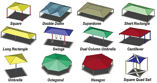 dog park equipment shade structures